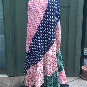 FREE PEOPLE BOHO Style MAXI SKIRT Sz 6